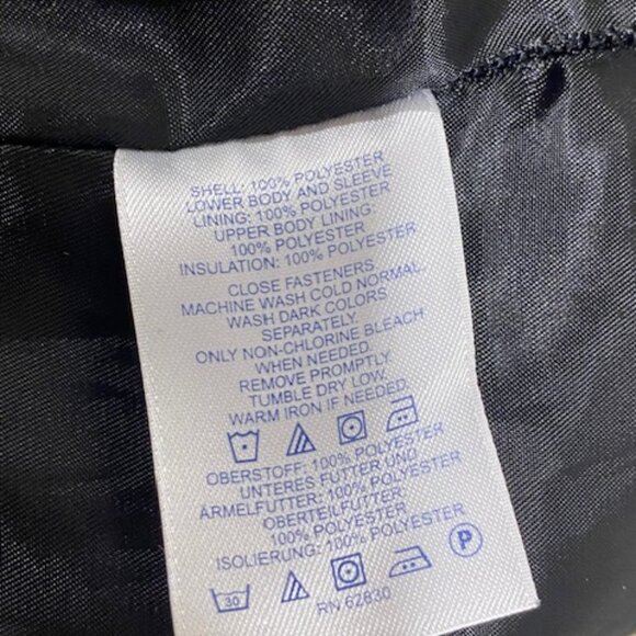 Lands End Women's Winter Coat Size Small 6-8 Black - Picture 7 of 8